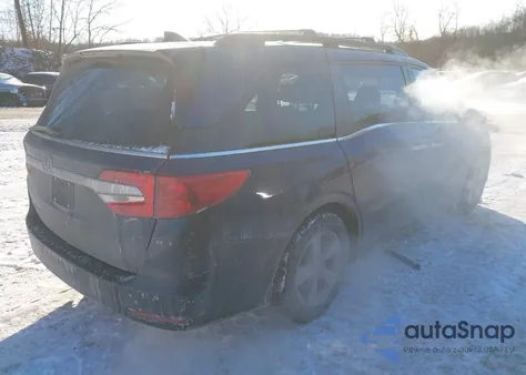 2018 Honda Odyssey Ex-L from USA, damaged, VIN 5FNRL6H7XJB034856